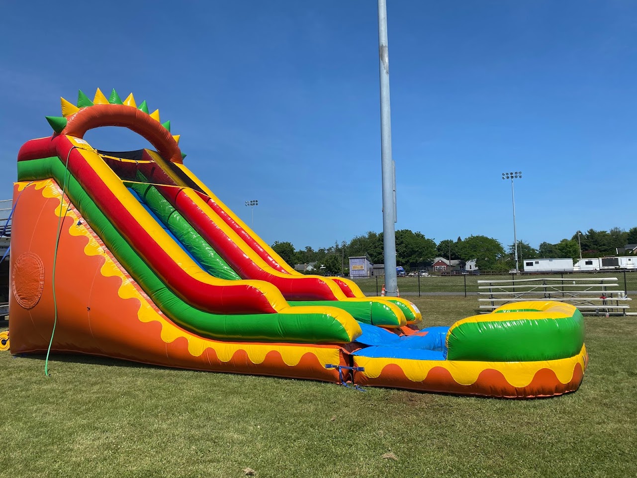 Dino Fun Inflatable Slide
